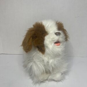 VIDEO FurReal Friends Puppy Dog Animated Electronic Brown/White Hasbro 2010